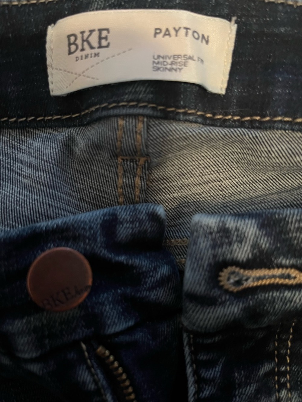 BKE Payton Women's Dark Indigo Skinny Jeans